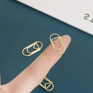 Aesthetic Paper Clips – Gold & Rose Gold