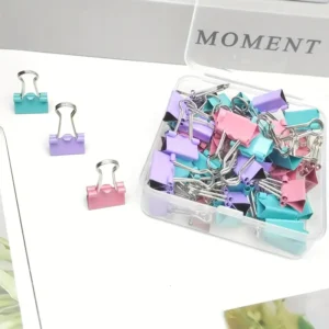 Binder Clips Set – Pastel Colors (24 pcs) Binder Clips Set – Pastel Colors (24 pcs)