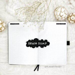 Creative Brain Dump Journal – Matte Black