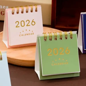 2026 Desk Calendar – Mini Planner Tabletop