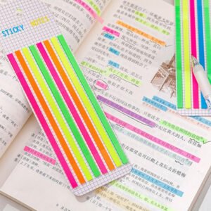 Rainbow Long Translucent Highlighter – Sticky Notes