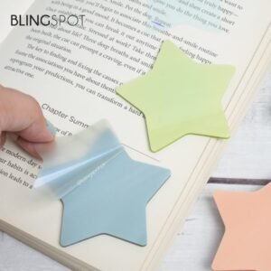 Star Colored Translucent – Transparent Sticky Note