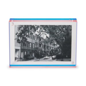 Nicolai Canetti Dual-Color Magnetic Picture Frame – Blue/Pink