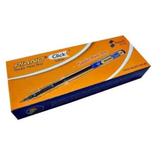 Piano Ball pen Click Needle 0.8 Black 10Pcs/Box